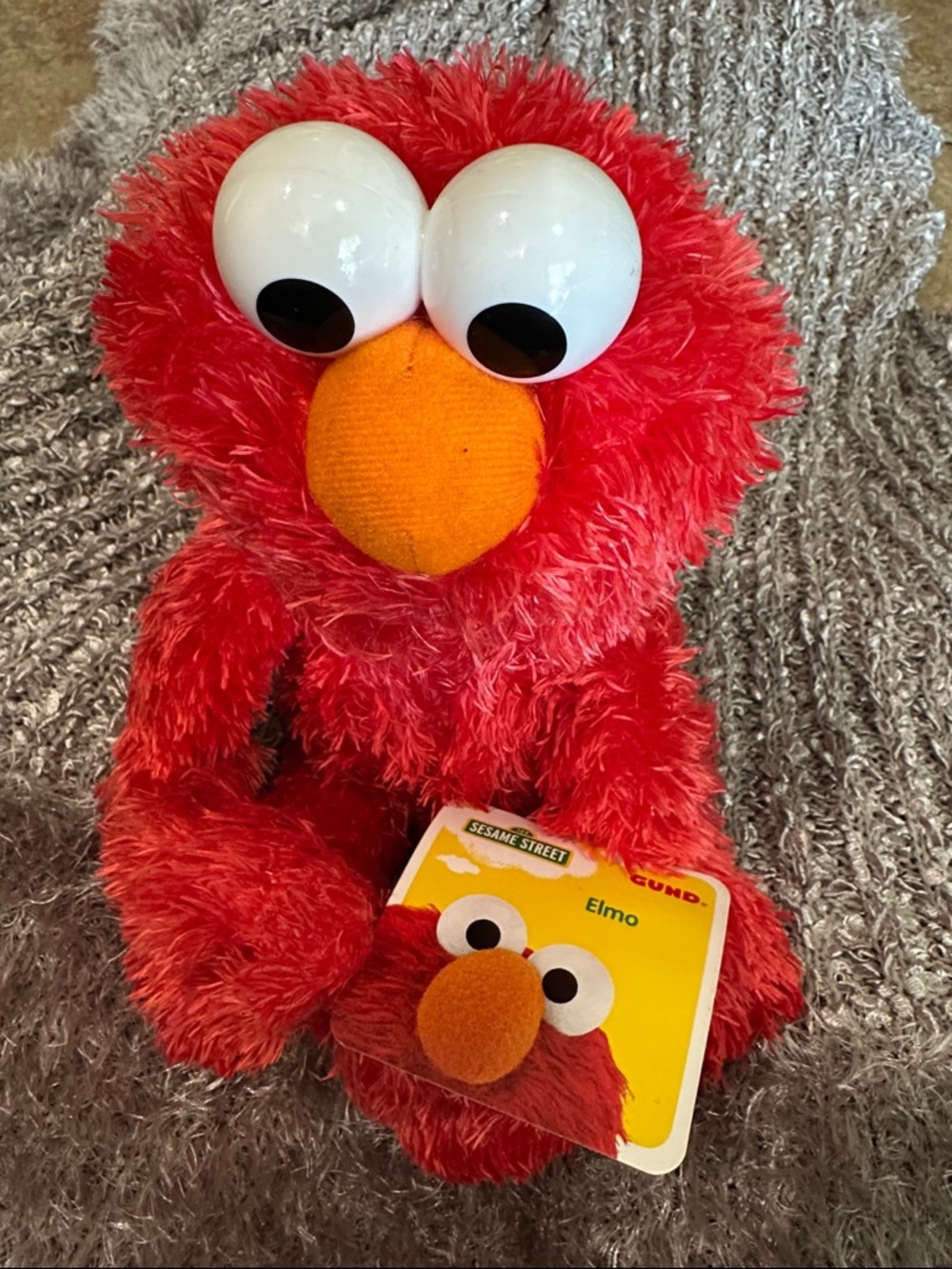 GUND Sesame Street Official Elmo Muppet Plush 13” 2019 NWT